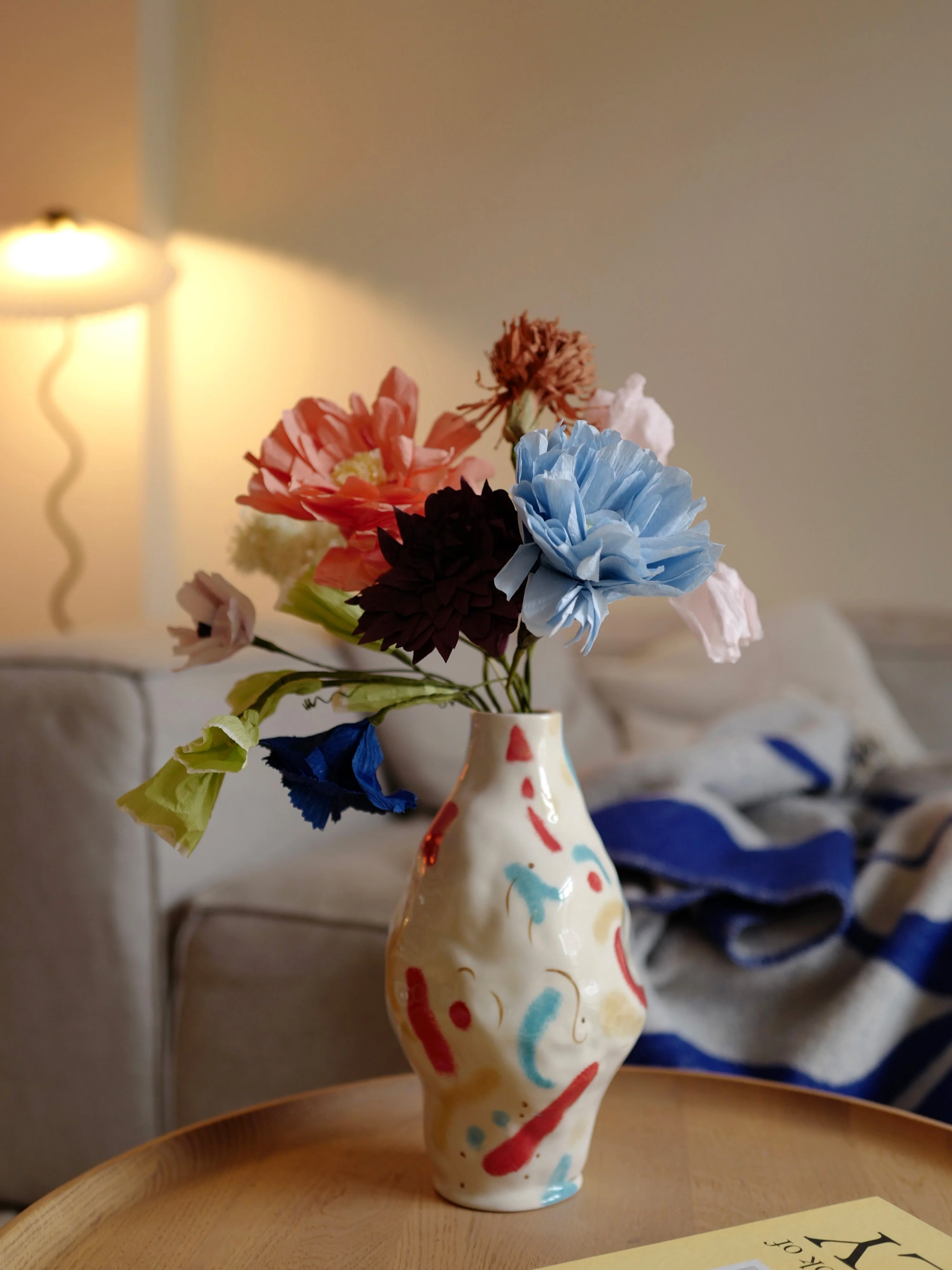 Handgemaakte kunstbloem Grand Peony