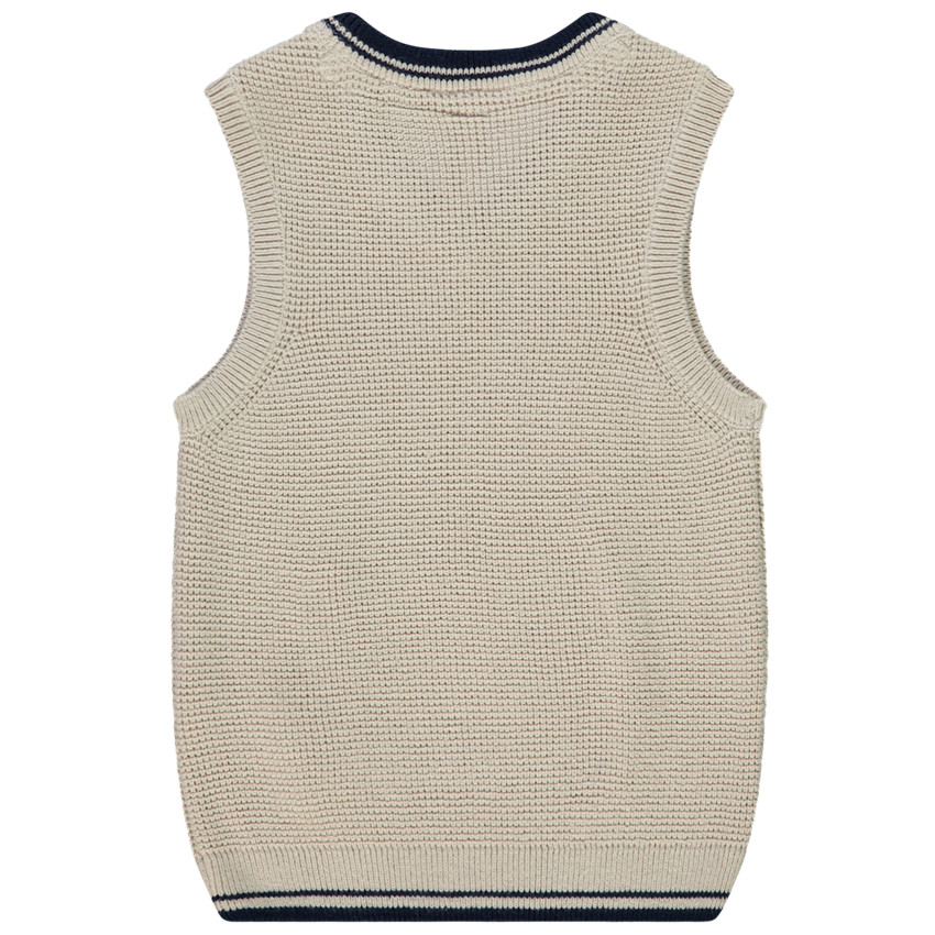Pull sans manches en tricot pour bébé garçon