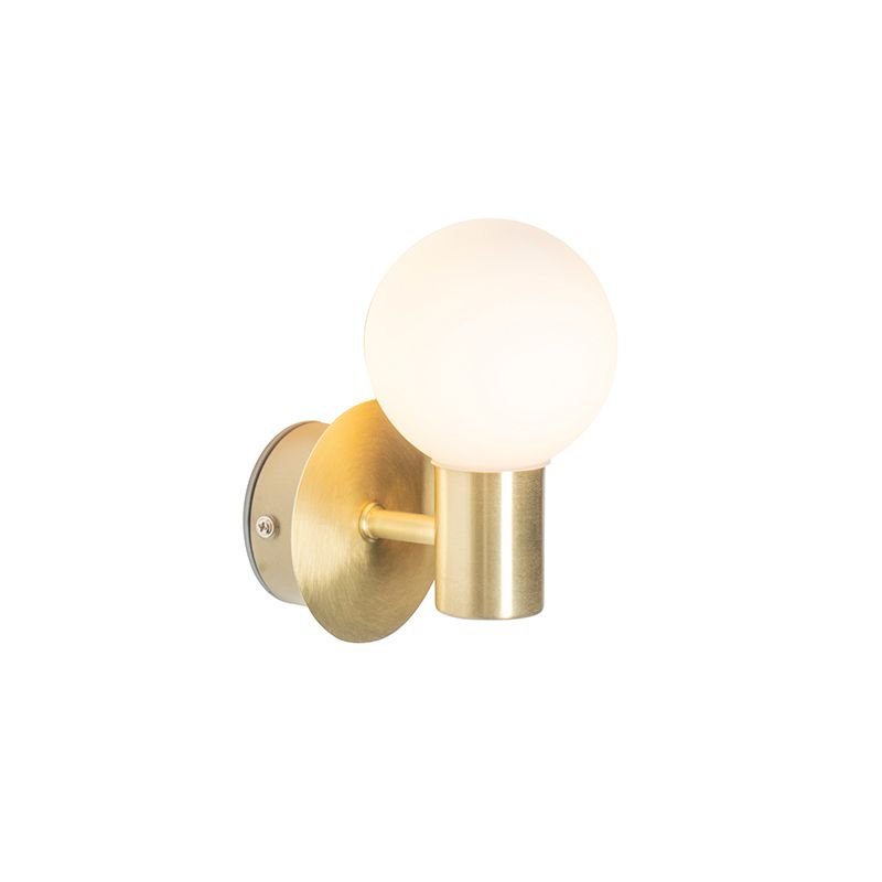 Smart wandlamp goud IP44 incl. Wifi G9 - Cederic Up