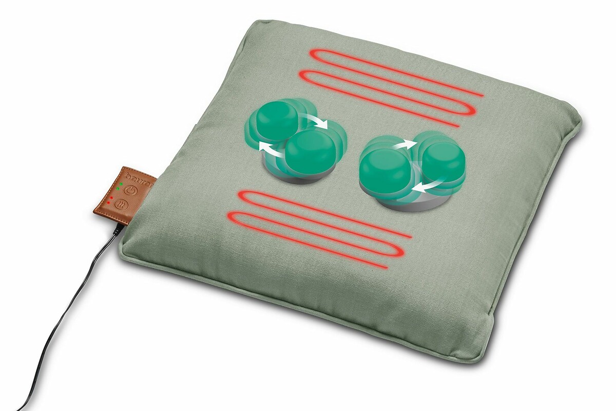 BEURER<br>Travesseiro de massagem a bateria MG139