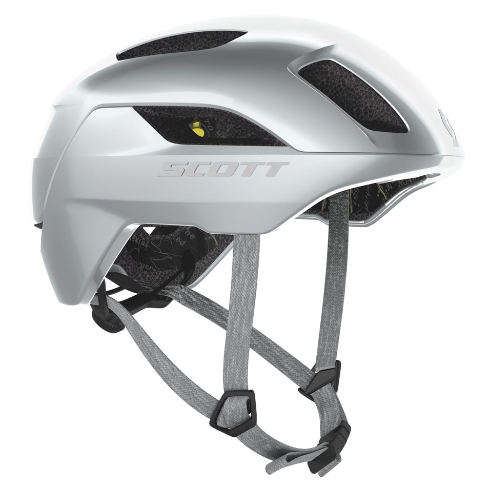 Scott La Mokka Plus Cykelhjelm Vogue Silver/Reflective Grey