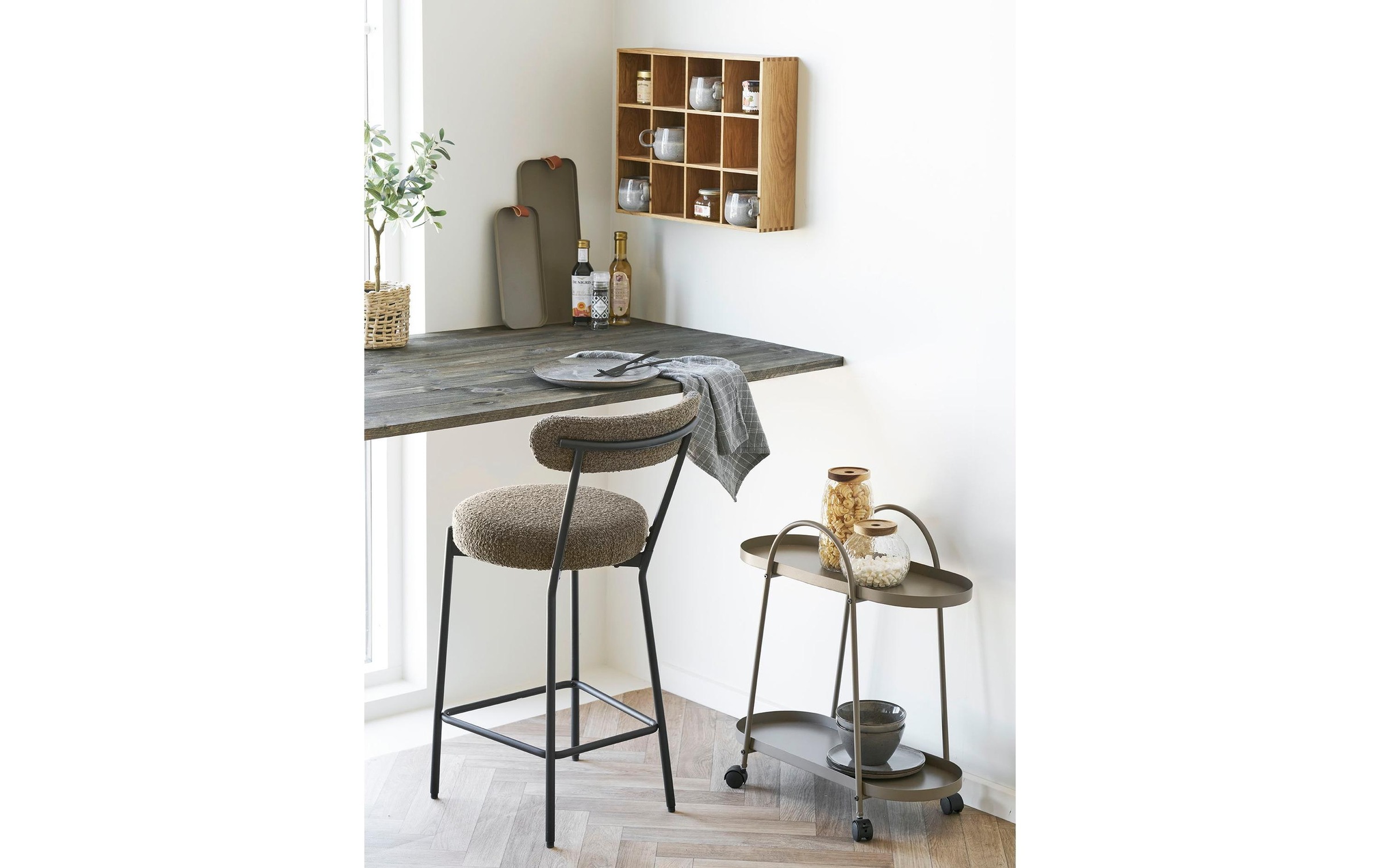 House Nordic Servierwagen »Empoli 60 x 27,5 x 64 cm«