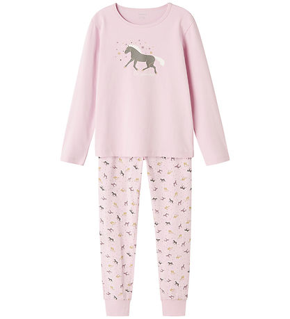 Name It Schlafanzug - Noos - NkfNightset - Corsage m. Print