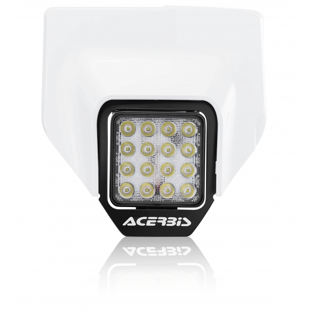 Acerbis - Plaque phare VSL Husqvarna FE/TE (2020-2023) Blanc