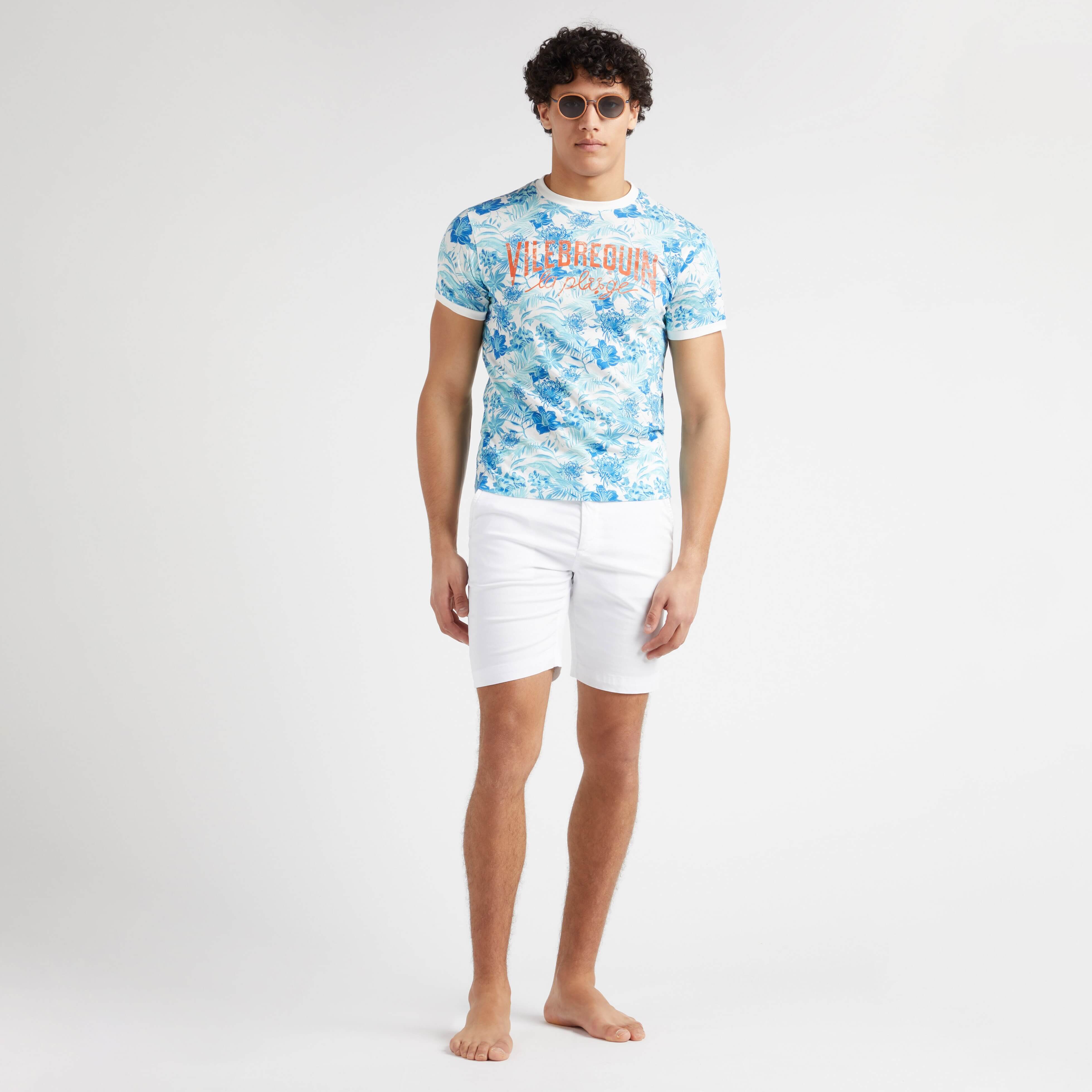 Bermuda en Tencel Homme Uni | Short Homme Vilebrequin