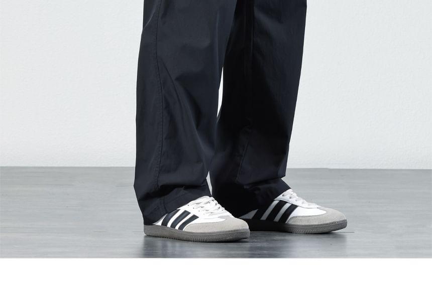 Nataro - Halfhoge effen rechte broek