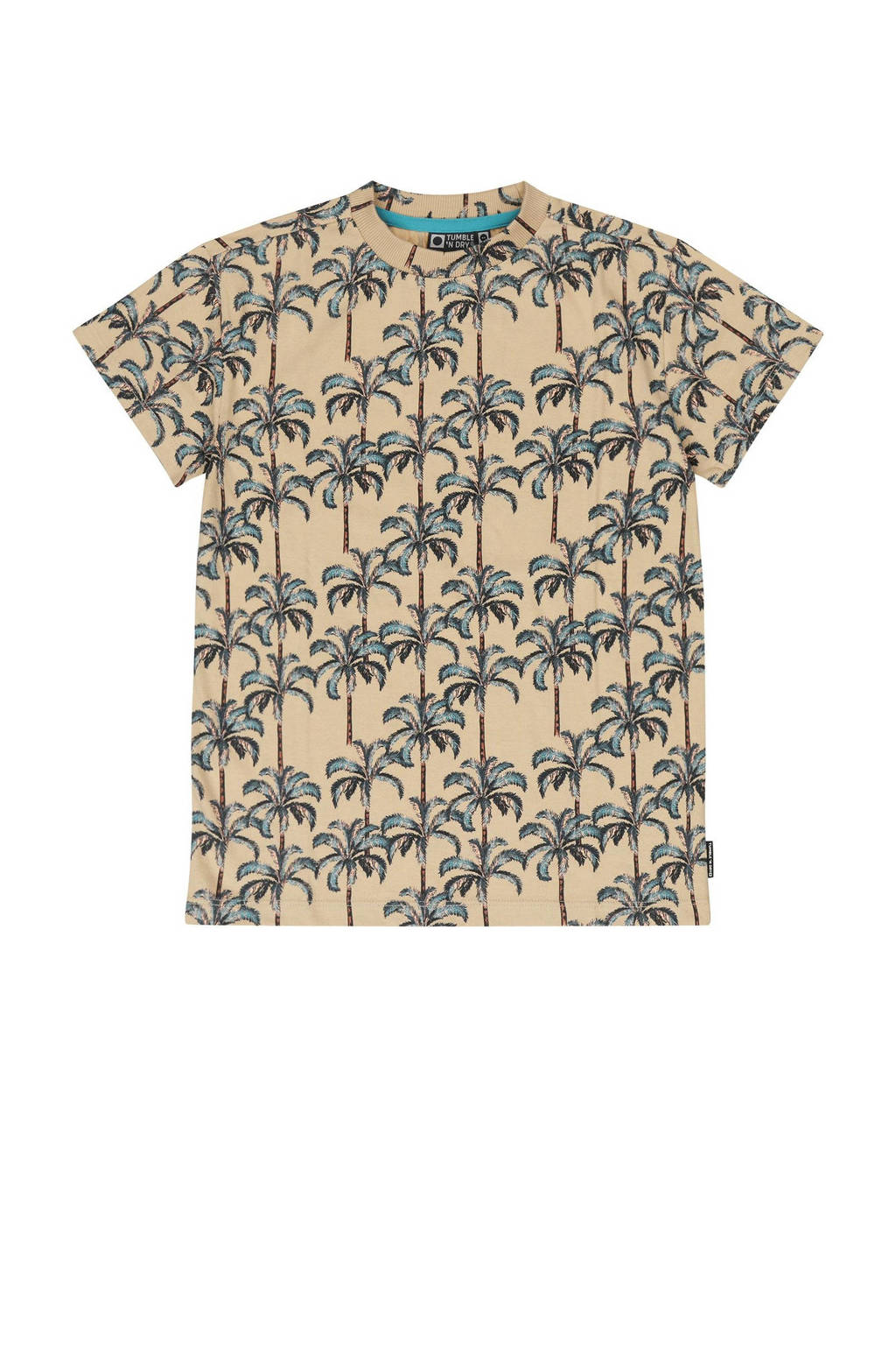 Tumble 'n Dry T-shirt Bakersfield met all over print zand/groen