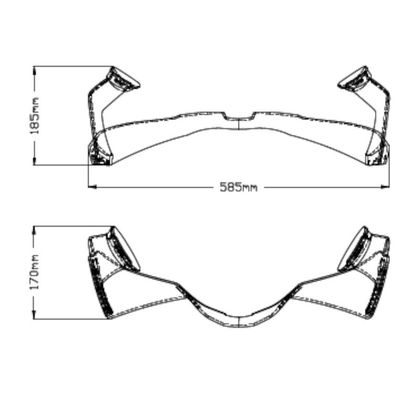 Spoiler Puig AILERON FRONTAL GP - Incolore