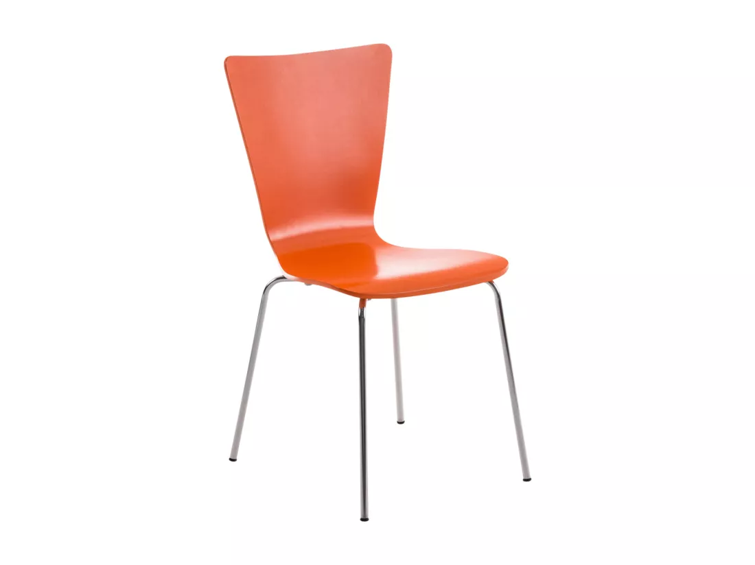 Chaise de conférence - Bois - Orange - Aaron