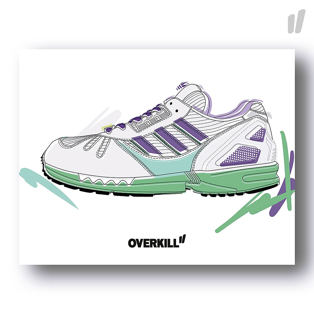 Overkill<br>ZX 7000 Postkarte Standard