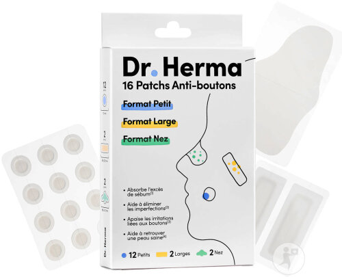 Dr. Herma Patch Anti-Boutons Mix 16 Patches