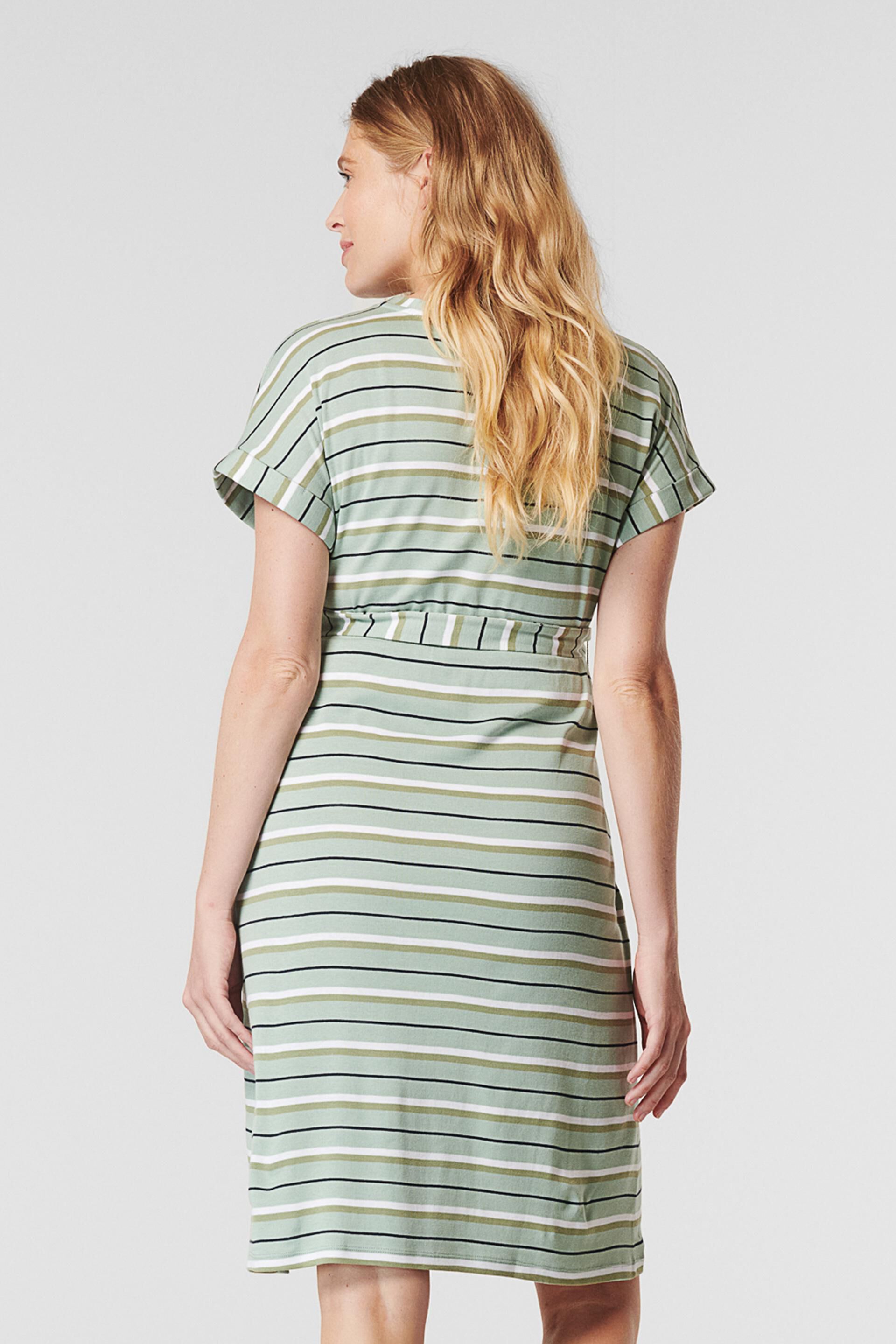 Robe rayée en jersey, coton bio