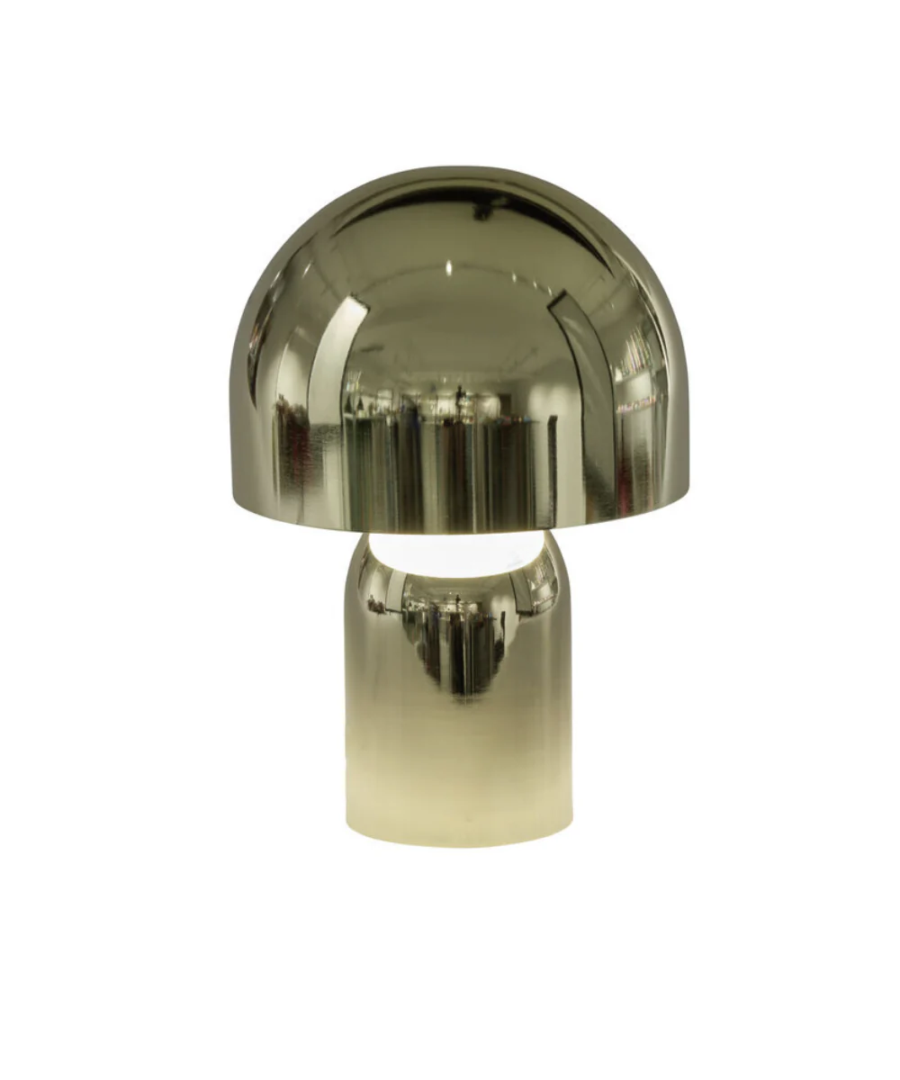 Bahne Interior  Mushroom shiny bordlampe, messing - H30cm