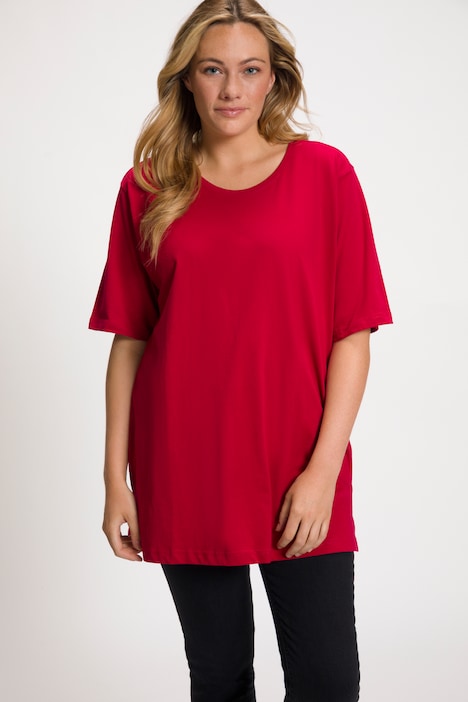 T-Shirt, Rundhalsausschnitt, Relaxed, Halbarm