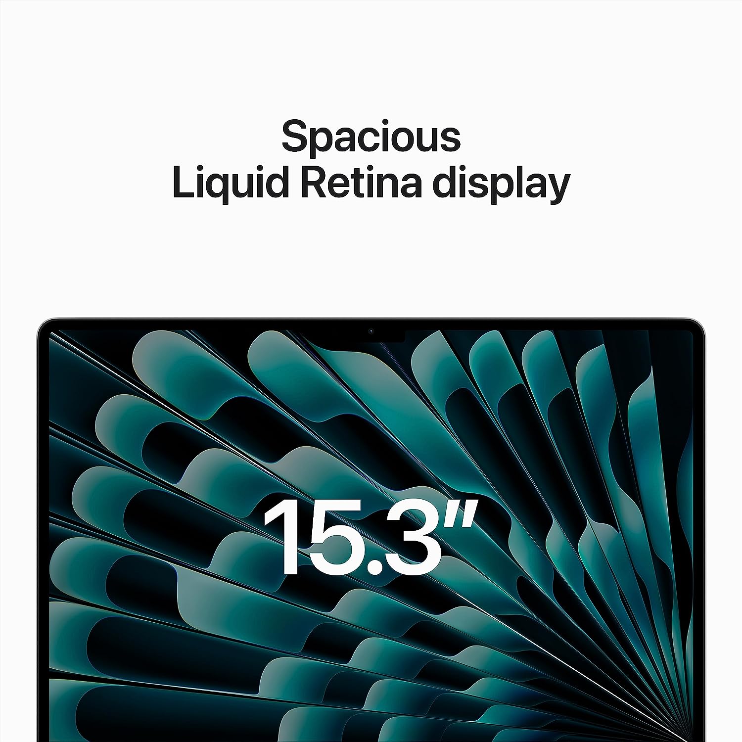 Notebook Apple MacBook Air 2023 com chip M2: Tela Liquid Retina de 15,3 polegadas, 8 GB de memória unificada, 512 GB de armazenamento SSD, câmera FaceTime HD de 1080p, Touch ID.