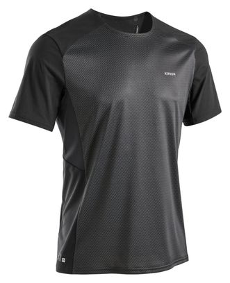 Maillot Manches Courtes Running Kiprun Run 900 Light Noir