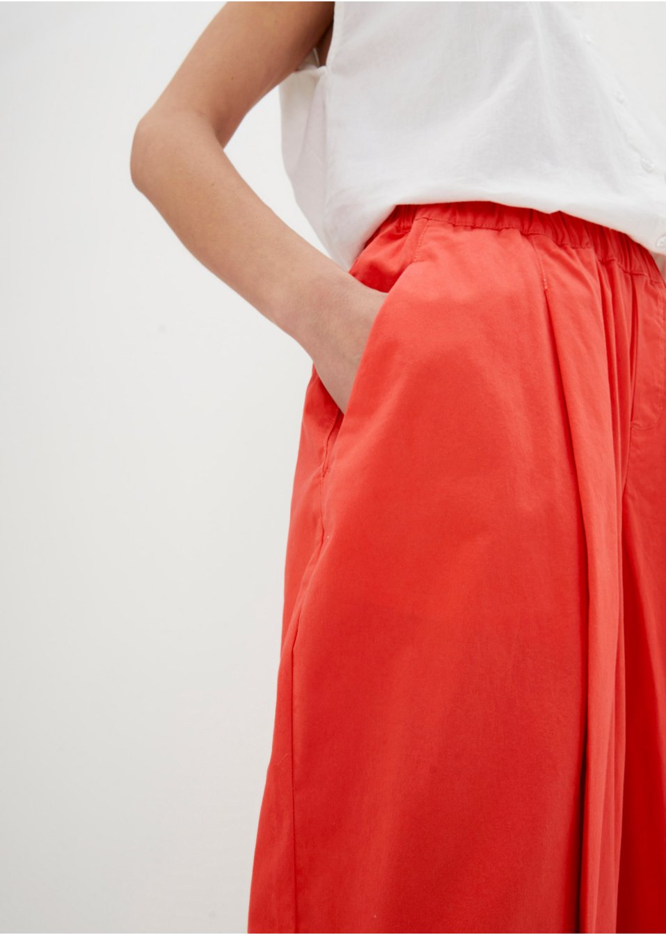 Pantalon twill léger, Balloon-Fit