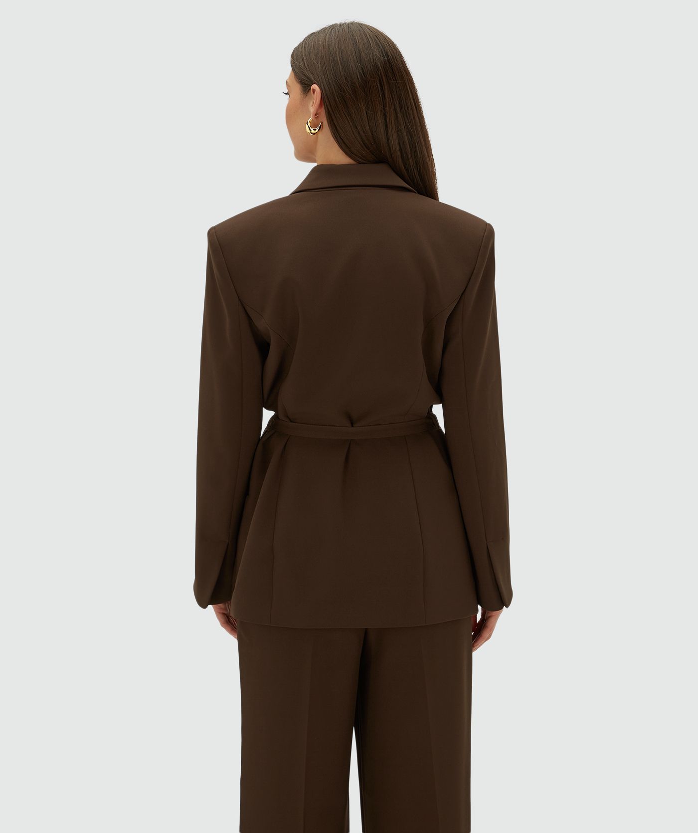 JV-DEE oversized blazer - brown