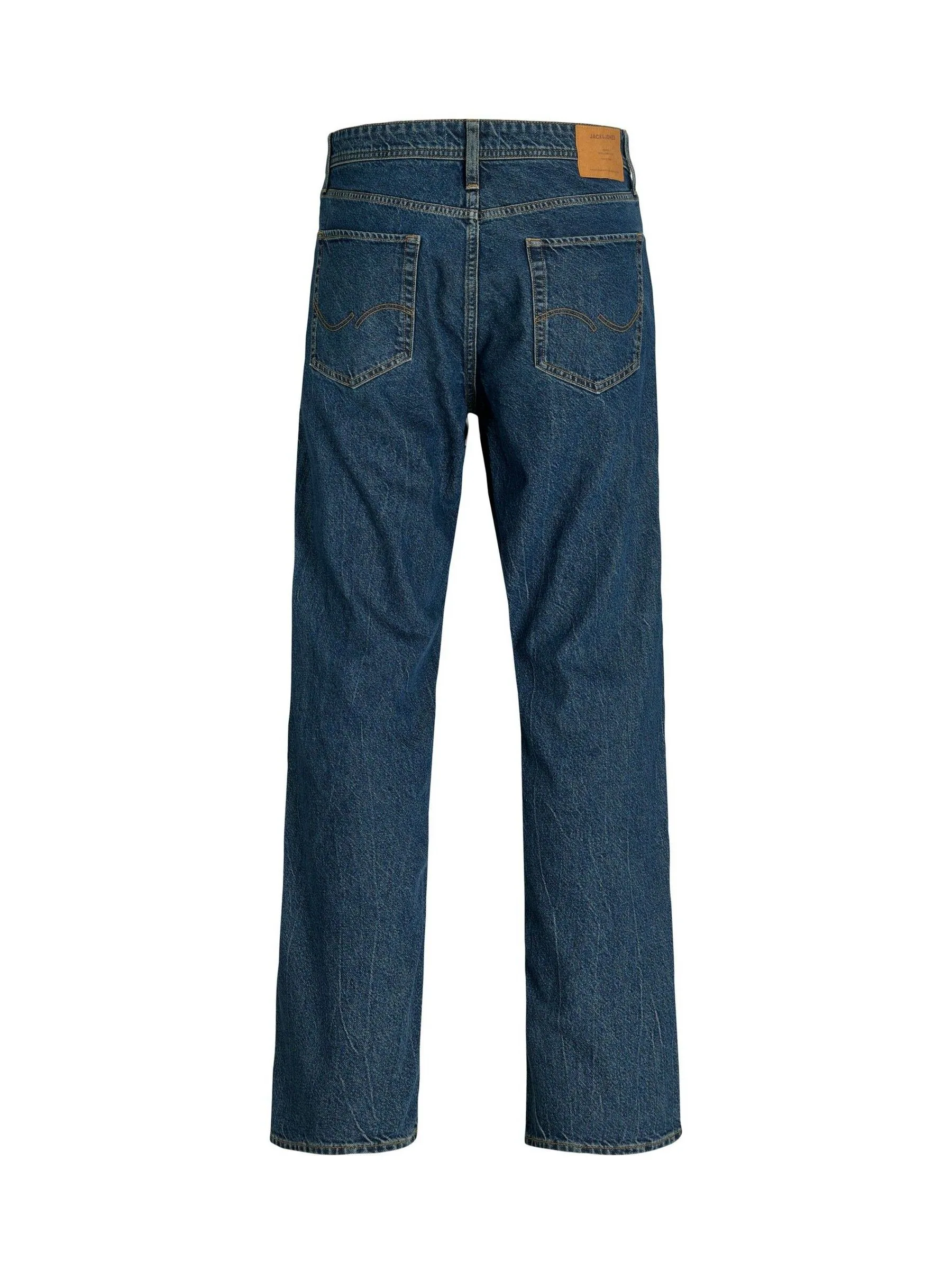 Blauw - JACK & JONES Loose Fit Eddie-jeans