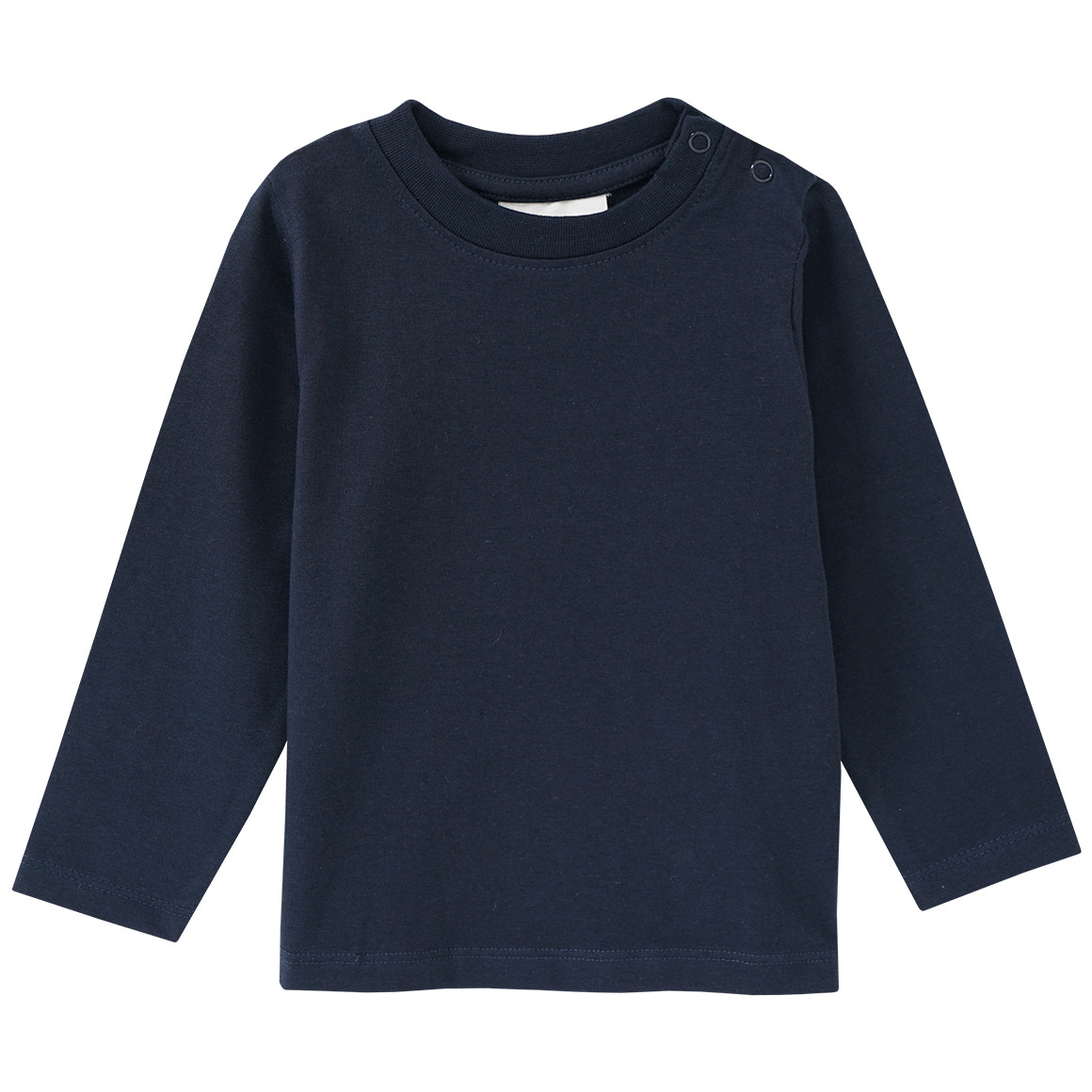 Famy 3 Baby Langarmshirts dunkelblau / rosa