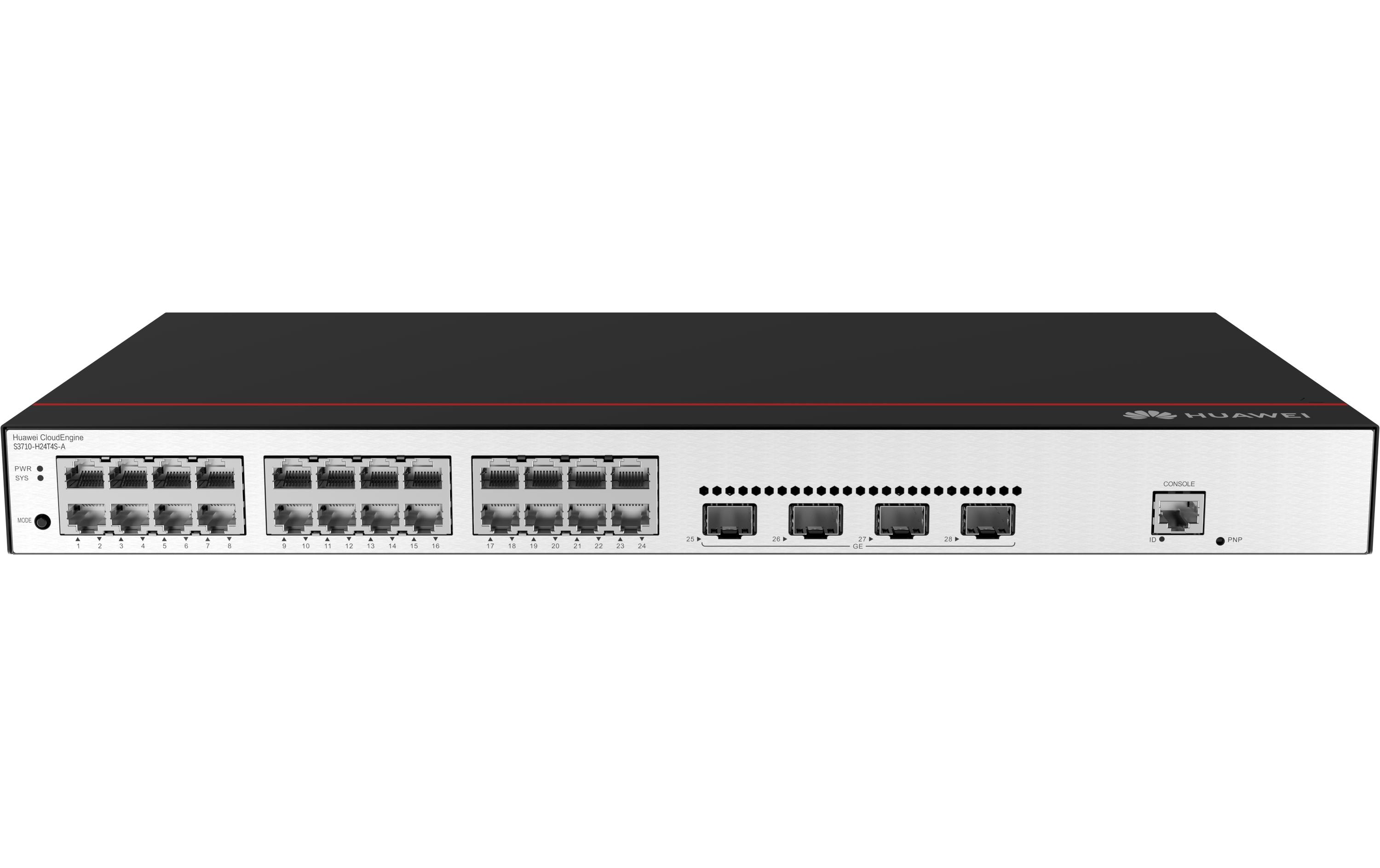 Switch CloudEngine S3710-H24T4S-A 28 PortS3710-H Series Gigabit-Switching-Lösung für optimale Netzwerkleistung und Sicherheit