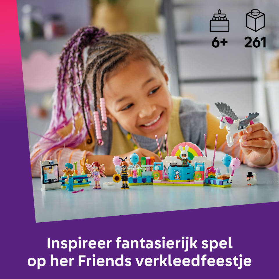 LEGO Friends verkleedfeestje met eenhoorn en fee 42661
