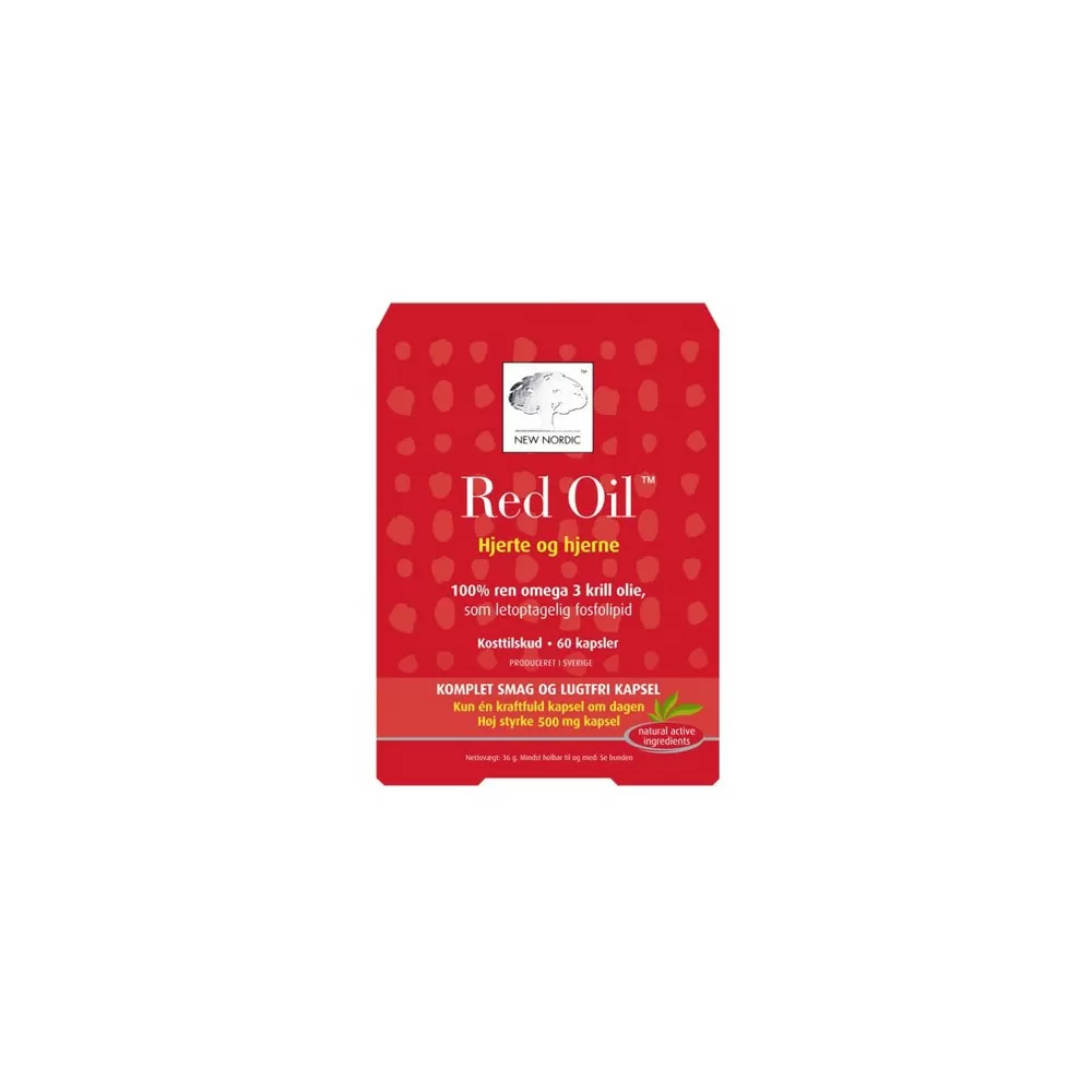 New Nordic Red Oil Omega-3 Krill Olie - 60 kaps.