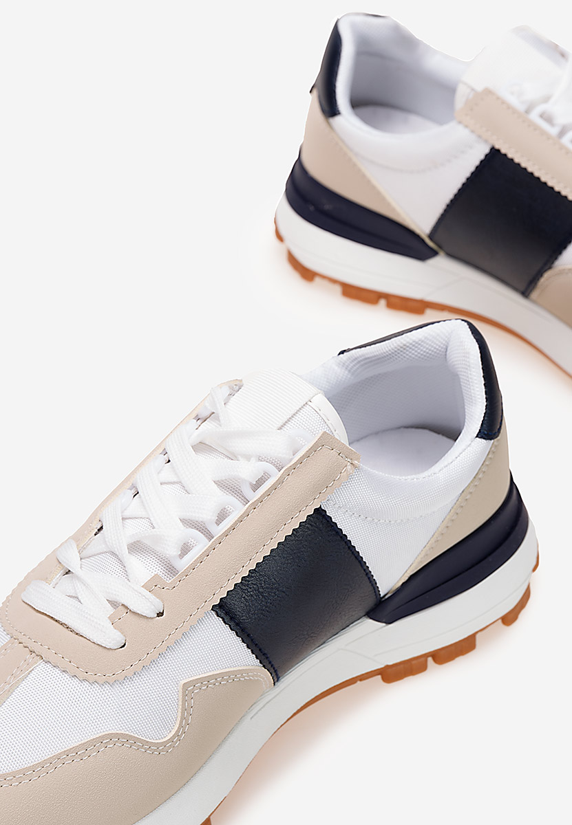 Chaussures de sport homme beige Amonde