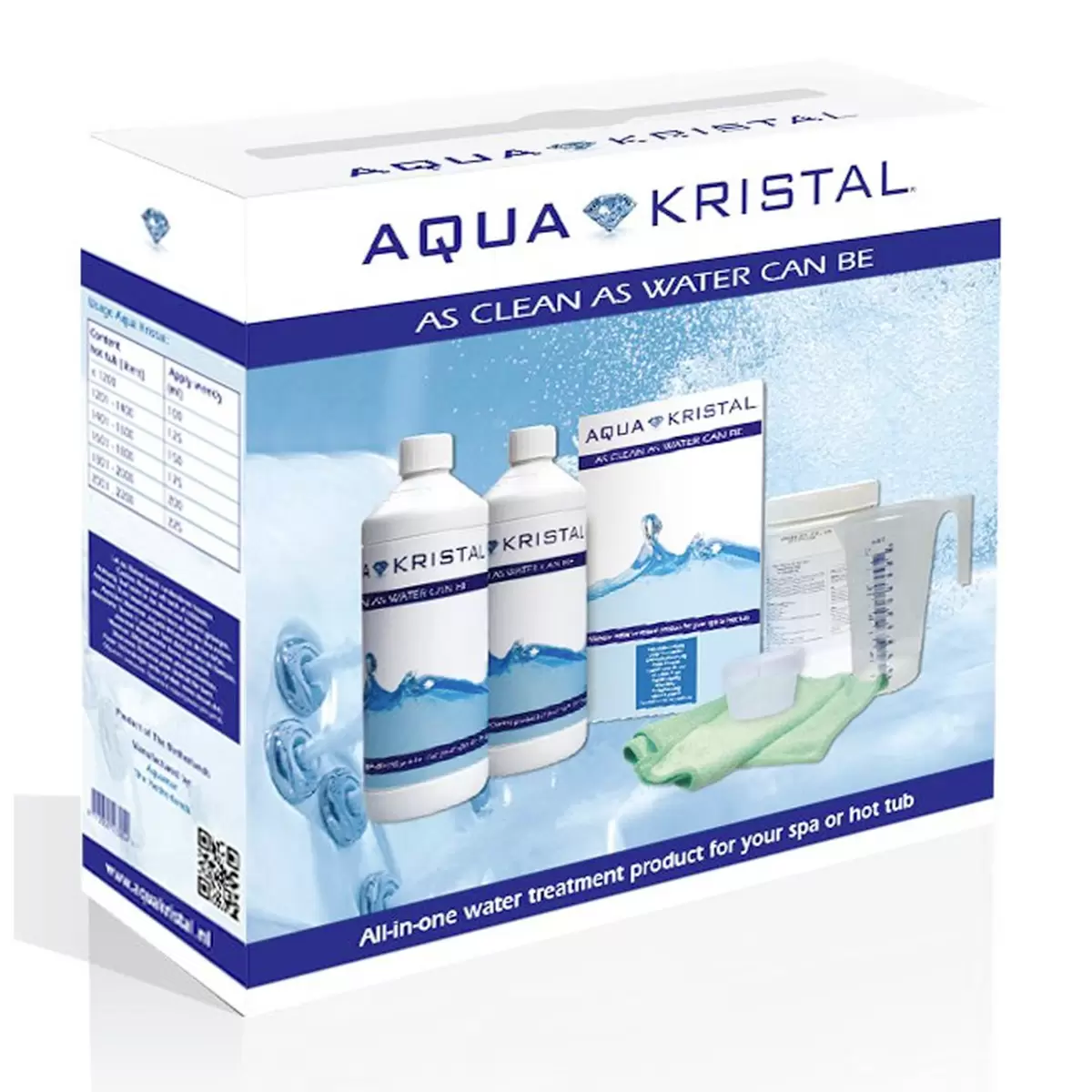 AquaKristal Desinfektionsset