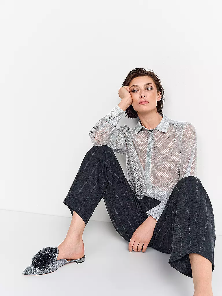 RICH & ROYAL Bluse  silber