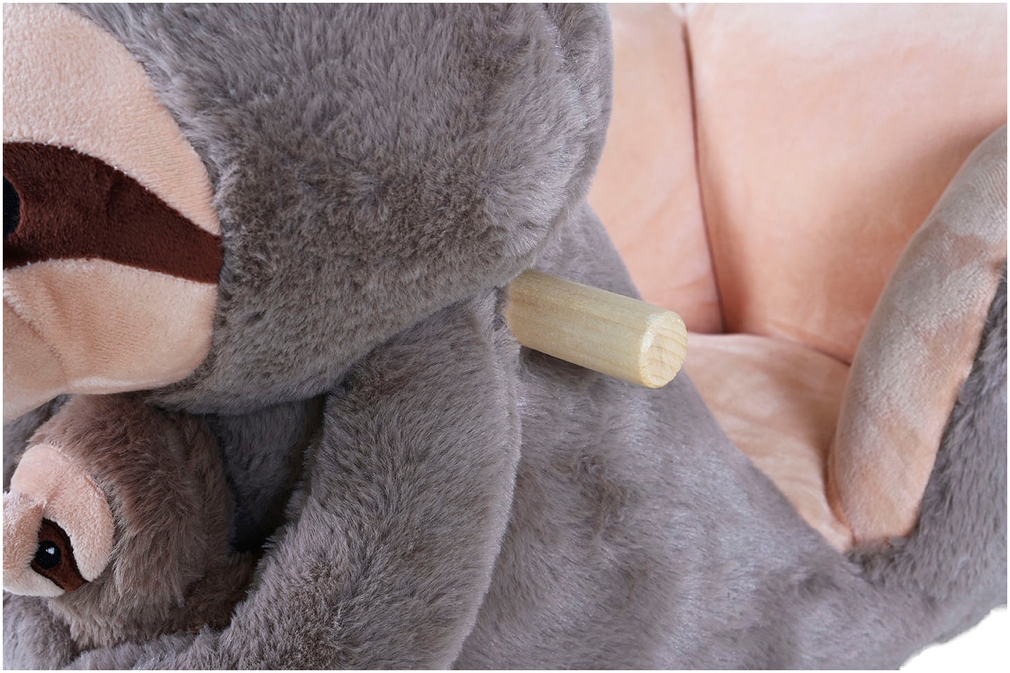 Knorrtoys® Schaukeltier »Faultier Luis« mit Plüsch-Faultierbaby