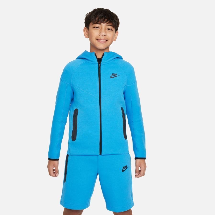 Nike Sweat à Capuche NSW Tech Fleece 24 - Bleu/Noir Enfant
