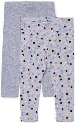 Luca & Lola Alberta ¾ Leggings 2-pack, Grey Melange