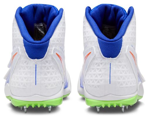 Chaussures Athlétisme Nike Zoom Javelin Elite 3 Blanc Bleu Unisexe