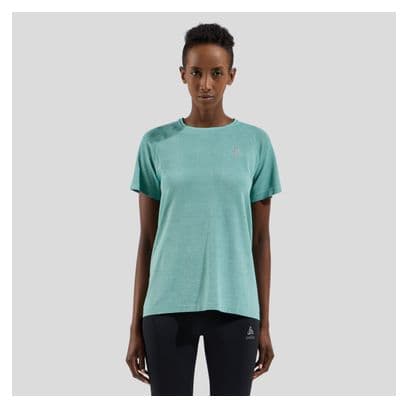 Maillot Manches Courtes Femme Odlo Essentials Seamless Bleu