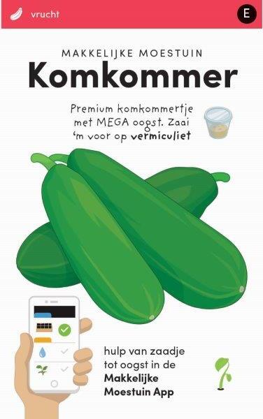 Makkelijke Moestuin groentezaad komkommer (Cucumis sativus 'Iznik')