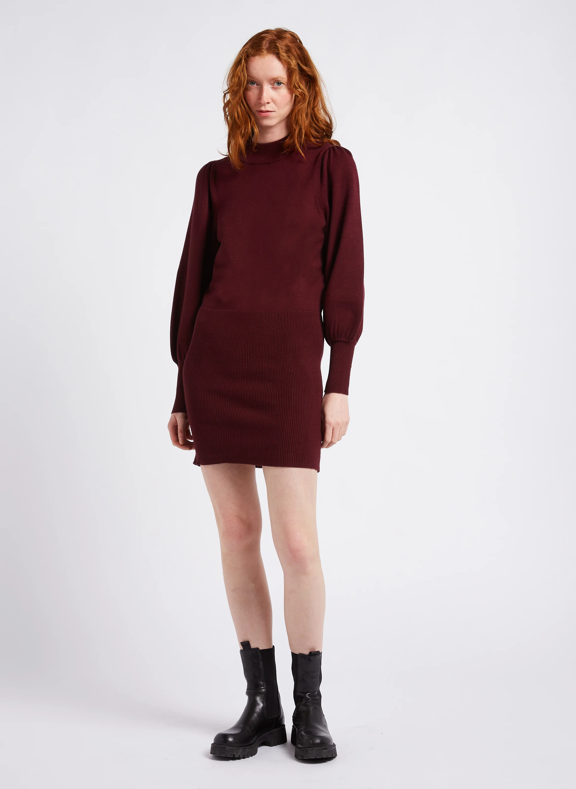 ROXIE - Robe courte col rond | Rouge