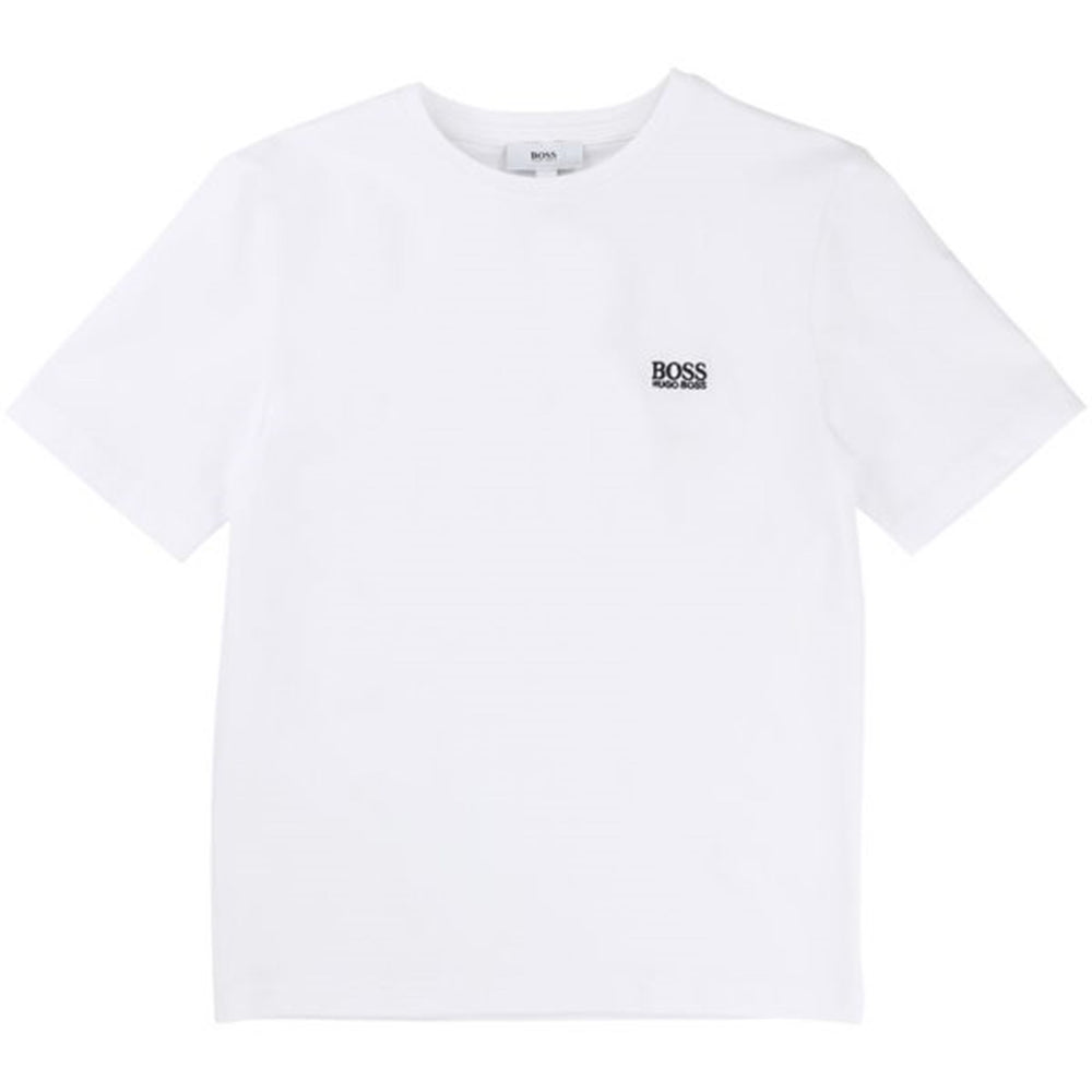 Køb Hugo Boss Boy Short Sleeves T-Shirt White