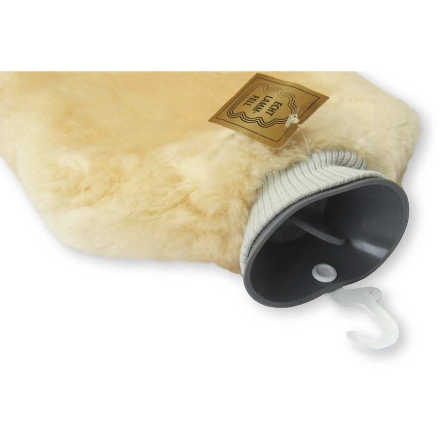 Heitmann Lammfell-Wärmflasche gold-beige