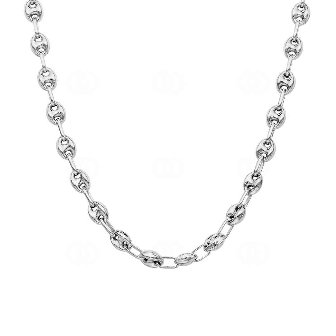 Schiffsankerkette halbmassiv 925 Silber 6.2mm
