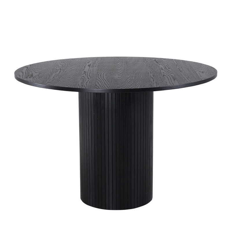 Eettafel Pokka Ø110 cm zwart