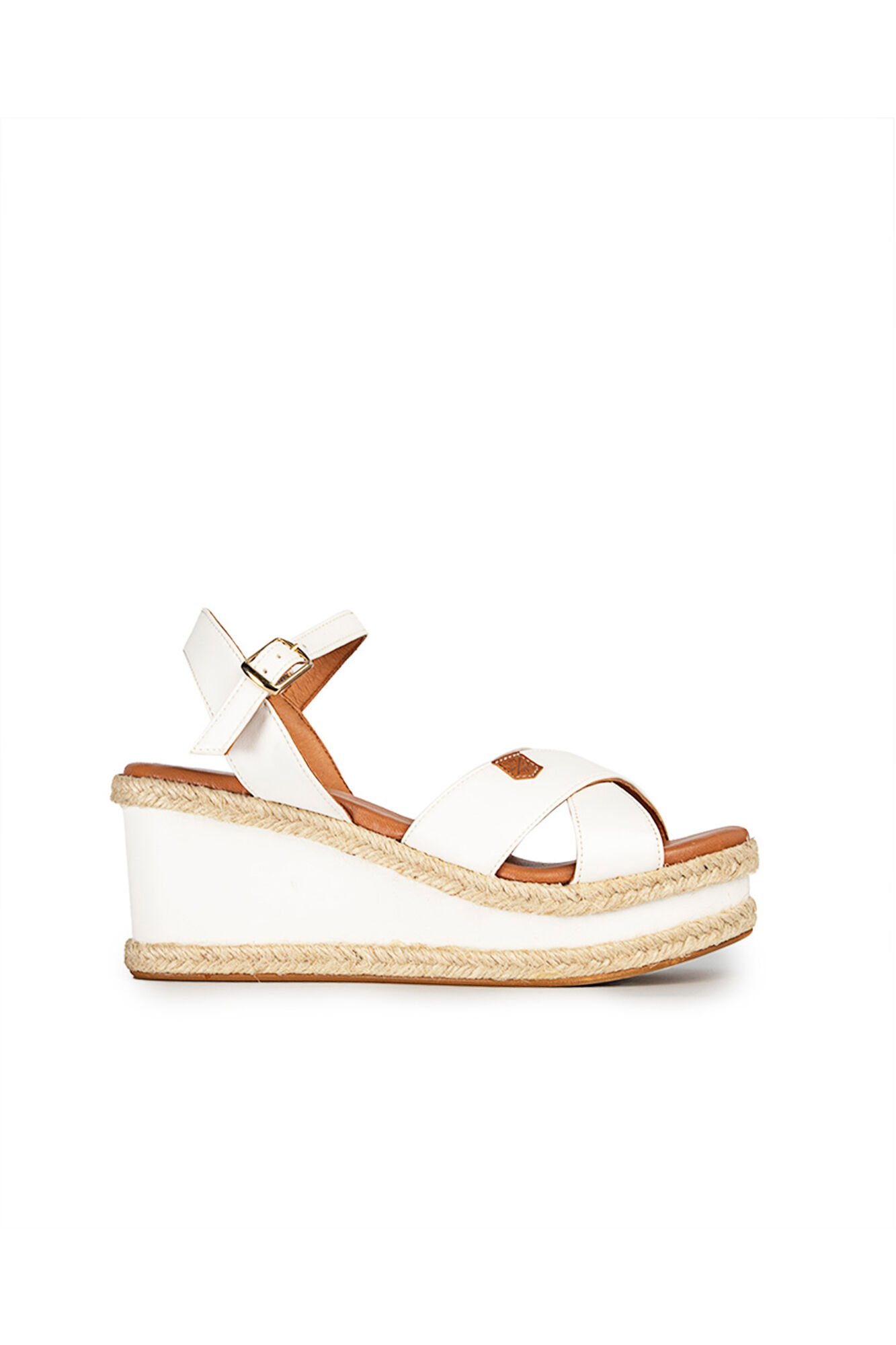 Benijo Manchester wedges totalmente brancos - Branco
