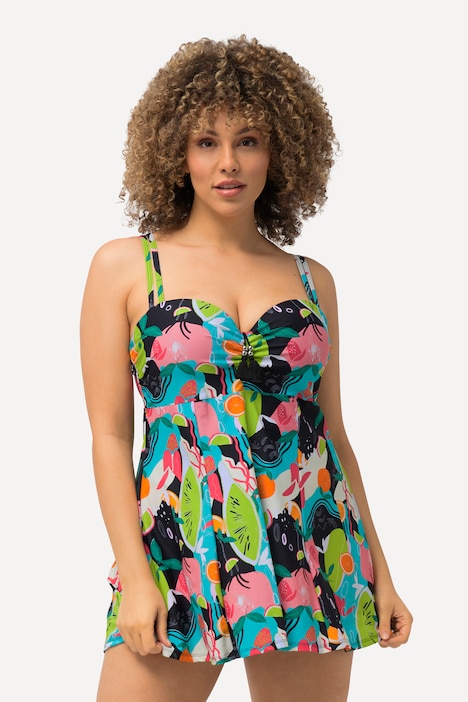 Badekleid, Früchte, Softcups, Quaste, recycelt