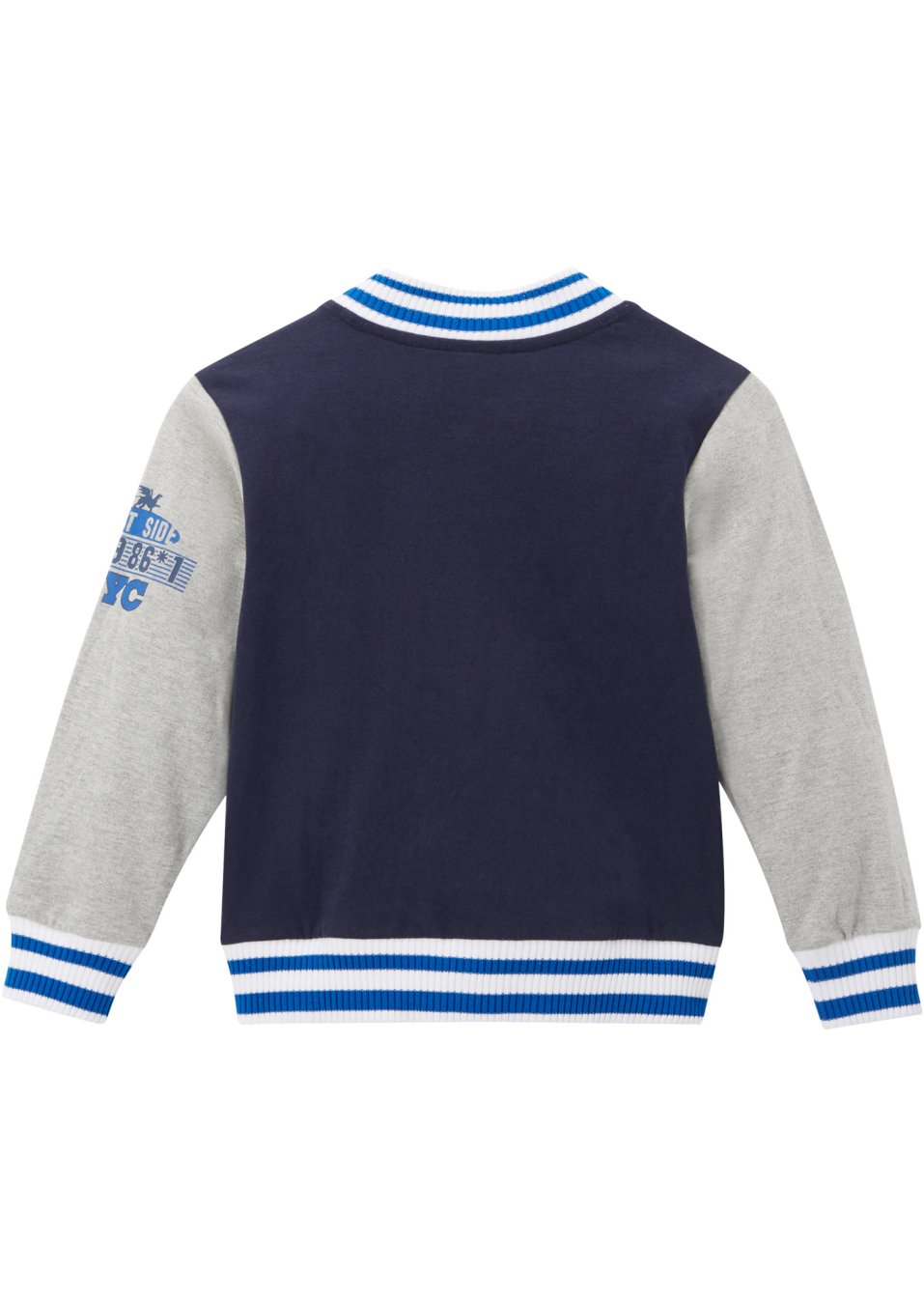 Blouson sweat-shirt style Campus garçon en coton