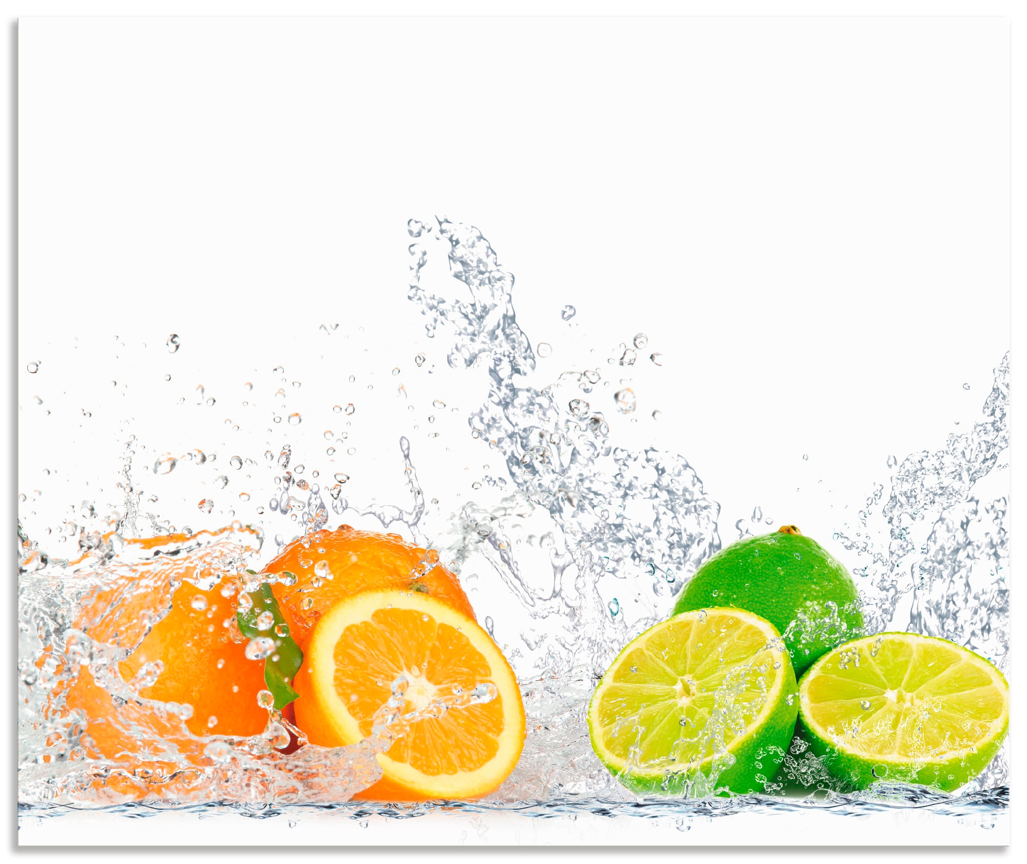 Artland Küchenrückwand »Fruchtig erfrischend gesund Fruchtmix« Alu Spritzschutz mit Klebeband, einfache Montage