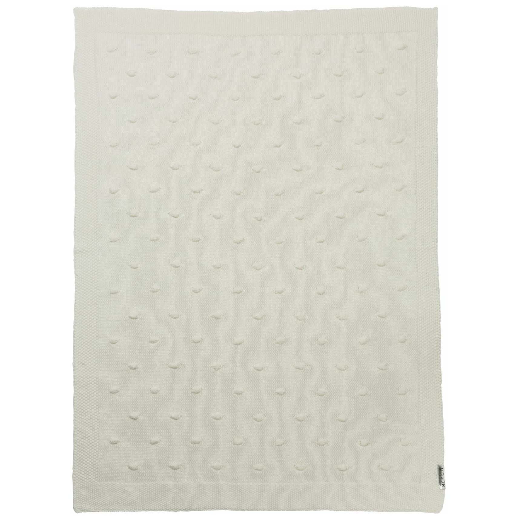 Meyco ledikantdeken knots beige