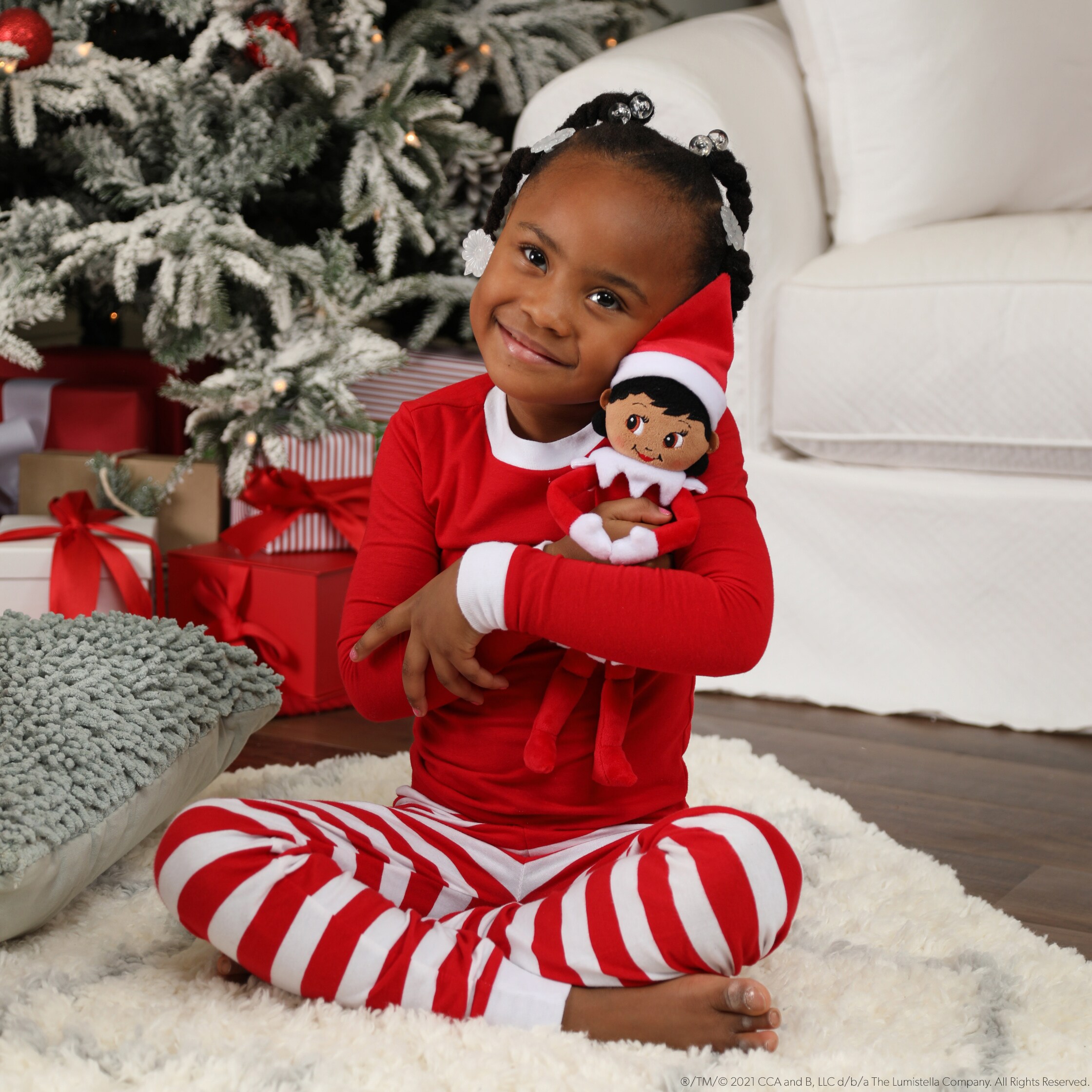 Elf on the Shelf The Elf on the Shelf® Elf Plushee Pals® Snuggler Mädchen Braune Augen