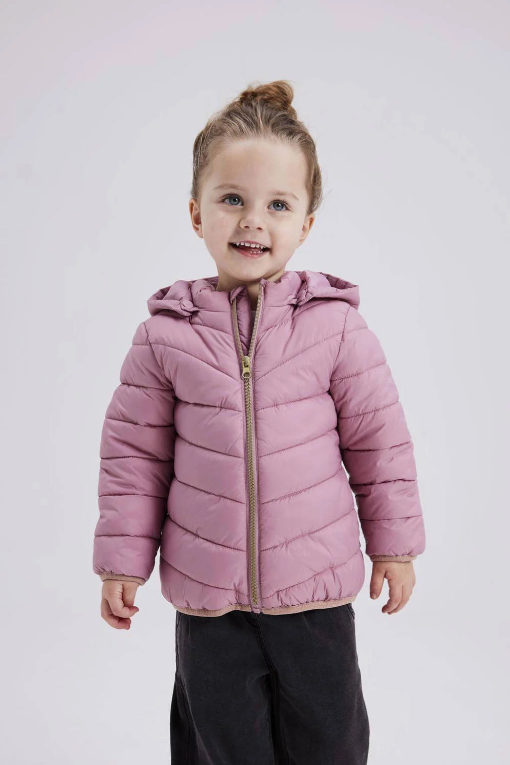 NAME IT gewatteerde winterjas NMFMONAY roze