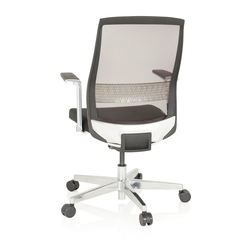 High End Bürostuhl FOUNTAINE PRO Stoff/Netzstoff mit Armlehnen hjh OFFICE