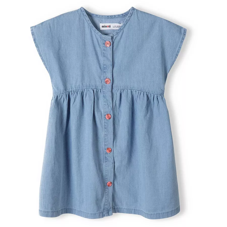 MINOTI Kleid Denim-Blau